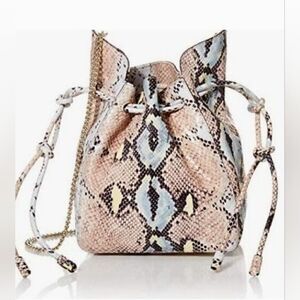 NWT Vince Camuto pastel snakeskin purse